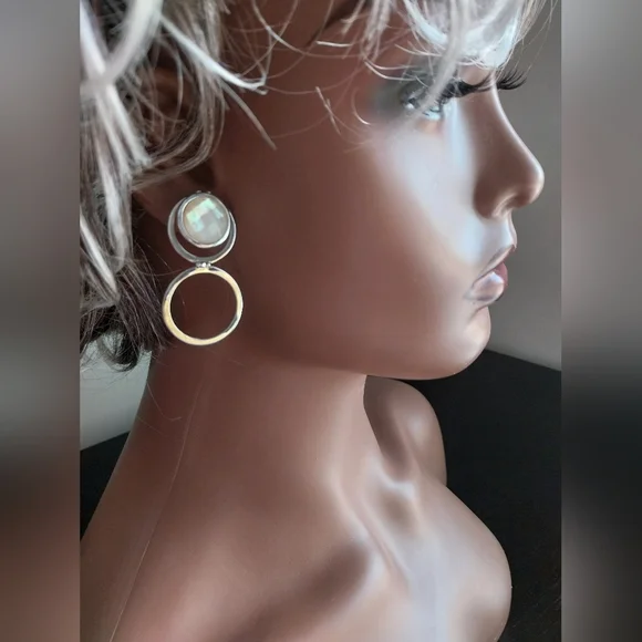 Elle Elegant Silver Sterling Earrings - Picture 11 of 14